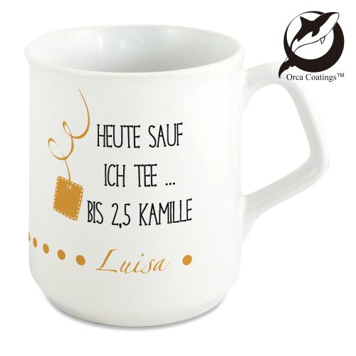 Tasse en céramique SPARTA black Orca
