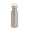 Bouteille isotherme en inox avec couvercle en bambou 500 ml - Bouteilles et gourdes