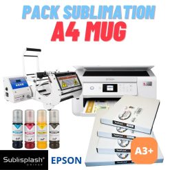 Pack A4 Ecotank Mug avec presse MPR-3 PrintFabrik Matériel et Articles pour la sublimation