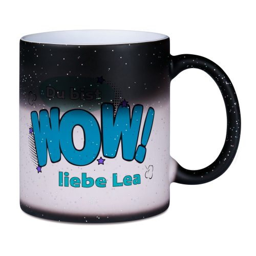 Tasse changement couleur avec particules de paillettes – Image 5