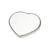 Aimant métallique argenté avec insert en aluminium blanc imprimable - Magnets
