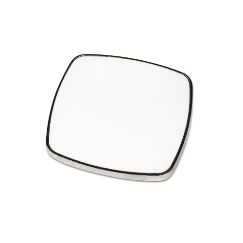 Aimant métallique argenté avec insert en aluminium blanc imprimable – Image 5