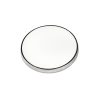 Aimant métallique argenté avec insert en aluminium blanc imprimable - Magnets