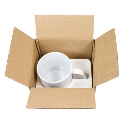 Boîte cadeau en carton avec insert en polystyrène pour mugs, lot de 30 pièces PrintFabrik Matériel et Articles pour la sublimation
