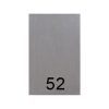 Carte de visite en aluminium taille 54 x 85 x 0,5 mm - Bureau commerce