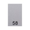 Carte de visite en aluminium taille 54 x 85 x 0,5 mm - Bureau commerce
