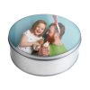 Boîte à biscuit métallique ronde - Boîtes