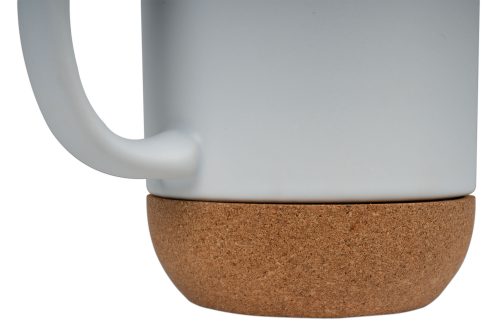 Tasse en céramique avec socle en liège amovible – Image 4