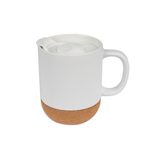 Tasse en céramique avec socle en liège amovible – Image 5