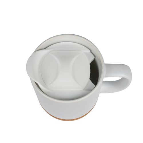 Tasse en céramique avec socle en liège amovible – Image 6