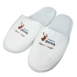 Chausson en tissu éponge blanc avec semelle en plastique PrintFabrik Matériel et Articles pour la sublimation