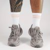 Chaussettes de Tennis adulte Blanc et couleurs - Chaussettes