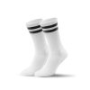 Chaussettes de Tennis adulte Blanc et couleurs - Chaussettes