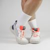 Chaussettes de Tennis adulte Blanc et couleurs - Chaussettes