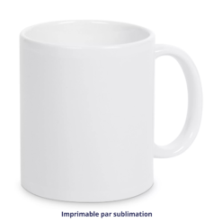 Tasse en céramique LENA-G, revêtment Subli-G, Qualité AAA