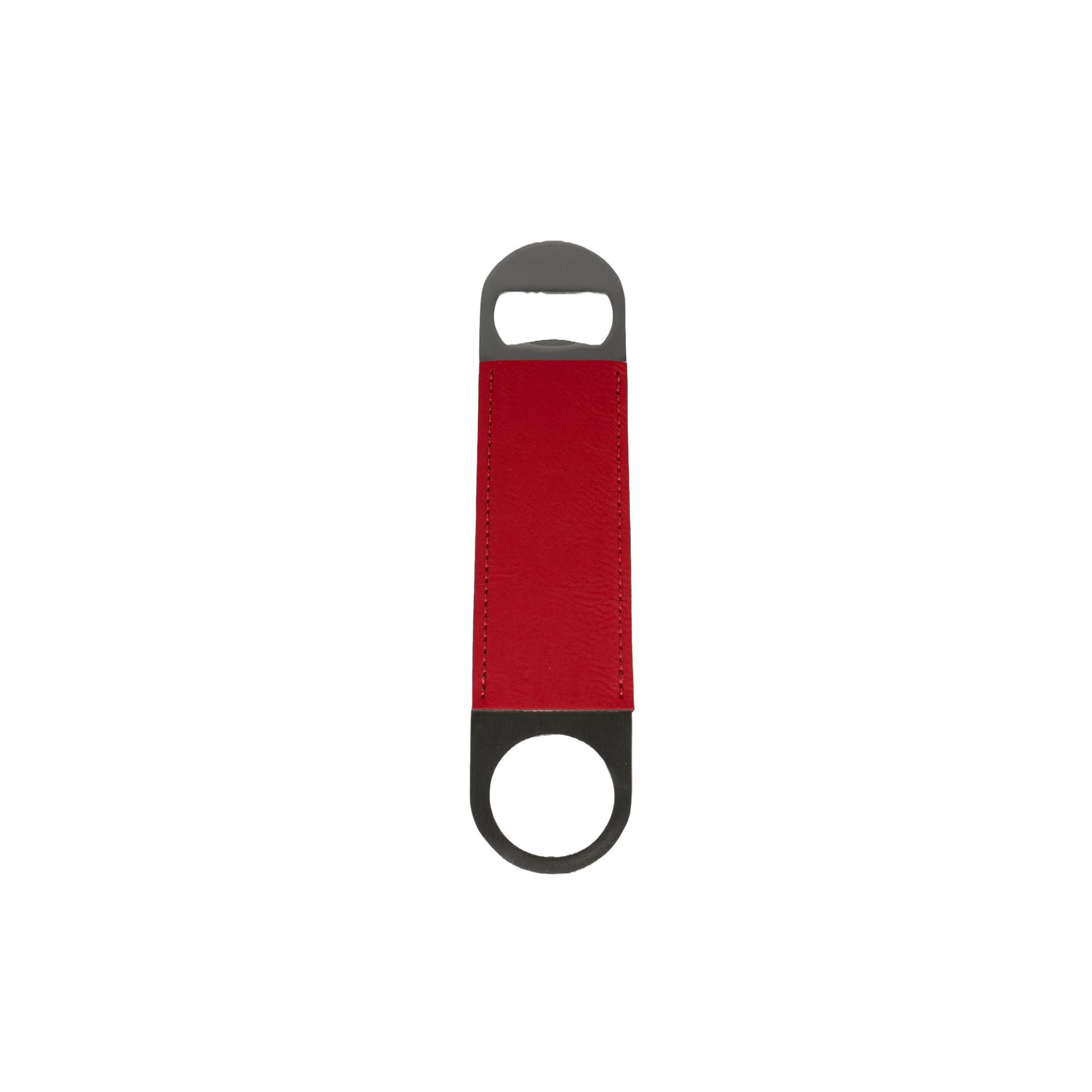 Ouvre-bouteille laser en acier inoxydable avec revêtement en similicuir 40 x 117 mm PrintFabrik Grossiste en matériel de sublimation Ouvre-bouteille laser en acier inoxydable avec revêtement en similicuir 40 x 117 mm - Gravure Laser
