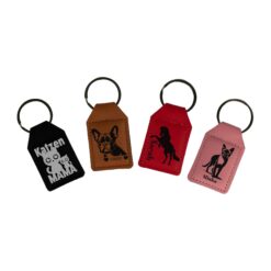 Porte-clés laser rectangulaire en similicuir 39 x 62 mm PrintFabrik Grossiste en matériel de sublimation Porte-clés laser ovale en similicuir 40 x 75 mm - Gravure Laser