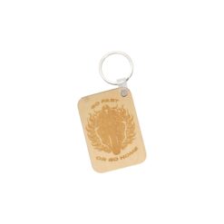 Porte-clés en contreplaqué gravable avec clip PrintFabrik Grossiste en matériel de sublimation Porte-clés en contreplaqué gravable avec clip - Gravure Laser